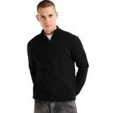 Jeep Dik Yaka Relaxed Kazak, M, 5003276462, Siyah, Erkek