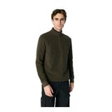 Jeep Dik Yaka Relaxed Polar Sweatshirt, 2XL, 5003159958, Siyah, Erkek