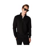 Jeep Dik Yaka Relaxed Sweatshirt, M, 5003160104, Siyah, erkek