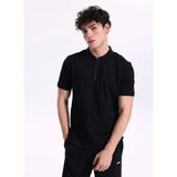 Jeep Düz Siyah Erkek Polo T-Shirt J6SM-TST7284 - XL