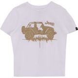 Jeep Ekru Erkek Çocuk Baskılı T-Shirt J5SB-TST7748 - 5 - 6 Yaş