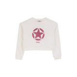 Jeep Ekru Kız Çocuk Payetli Sweatshirt, 5-6 Yaş