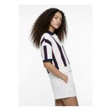 JEEP Ekru - Lacivert Loose Fit Çizgili Sweatshirt, M, 5003328825, Ekru - Lacivert, kadın
