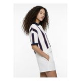 JEEP Ekru - Lacivert Loose Fit Çizgili Sweatshirt, S, 5003328825, Ekru - Lacivert, kadın
