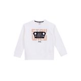 Jeep Erkek Çocuk Baskılı Sweatshirt, Ekru, 5-6 Yaş