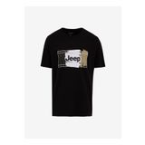 Jeep Erkek T-Shirt 5003223010, Siyah, L