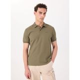 Jeep J4SM-TST7234 Haki Polo Yaka Basic Polo Erkek T-shirt