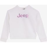 Jeep J4WG-SWT7570 Baskılı Ekru Kız Çocuk Sweatshirt