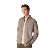 Jeep Kahverengi Kareli Relaxed Fit Gömlek, M, 5003161258, Kahve, Erkek