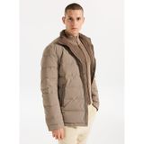 Jeep Kapitone Mont Erkek, 2XL, Kapitone Mont, Vizon, mens