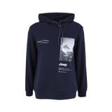 Jeep Kapüşon Yaka Baskılı Lacivert Erkek Sweatshırt C4WM-SWT4239