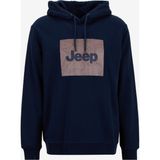Jeep Kapüşon Yaka Baskılı Lacivert Erkek Sweatshırt J5WM-SWT7316
