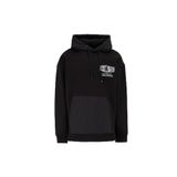 Jeep Kapüşon Yaka Baskılı Sweatshırt, 2XL, 5003160050, Siyah, erkek