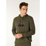 Jeep Kapüşon Yaka Baskılı Sweatshirt, M, 5003159977, Haki, erkek