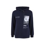 Jeep Kapüşon Yaka Baskılı Sweatshırt, S, 5003160121, Lacivert, erkek