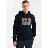 Jeep Kapüşon Yaka Baskılı Sweatshirt, S, 5003276356, Lacivert, erkek