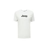 Jeep Kırık Beyaz Bisiklet Yaka Basic Fit Baskılı Pamuk T-Shirt, L, 5003097137, Kırık Beyaz, Erkek