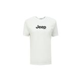 Jeep Kırık Beyaz Bisiklet Yaka Basic Fit Baskılı Pamuk T-Shirt, M, 5003097137, Kırık Beyaz, Erkek