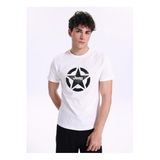 JEEP Kırık Beyaz Relaxed Baskılı T-Shirt J6SM-TST7324, 2XL, 5003328124, Kırık Beyaz, Erkek
