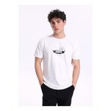 JEEP Kırık Beyaz Relaxed Baskılı T-Shirt J6SM-TST7482, 2XL, 5003328110, Kırık Beyaz, Erkek