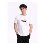 JEEP Kırık Beyaz Relaxed Baskılı T-Shirt J6SM-TST7482, XL, 5003328110, Kırık Beyaz, Erkek
