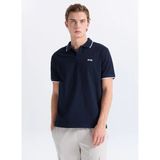 Jeep Lacivert Erkek Polo T-Shirt J6SM-TST7299 - 2XL