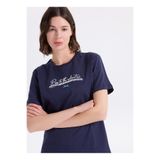 JEEP Lacivert Kadın Relaxed Baskılı T-Shirt J6SL-TST7175