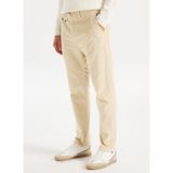 Jeep Lastikli Bel Düz Paça Relaxed Pantolon, M, J5WM-PNT7865, Ekru, Erkek