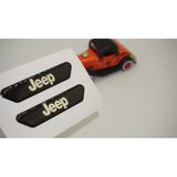 Jeep Logo Çamurluk Yanı Ve Ayna Metalize Damla Desen 3m Logo Arma