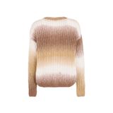 Jeep Loose Fit Degrade Hırka, XL, 5003162959, Kahve - Bej, Kadın