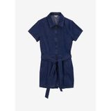 Jeep Mavi Standart Yıkamalı Denim Tulum J5Sl-Tlm7169, S, Standart Yıkamalı Denim Tulum, İndigo, Kadın