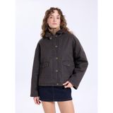 Jeep Mont Loose Fit, M, Loose Fit Mont, Kahve, Kadın