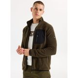 Jeep Polar Sweatshirt , S, J4WM-SWT4444, Haki, Erkek