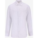 Jeep Relaxed Gömlek Yaka Çizgili Beyaz - Mavi Erkek Gömlek J5SM-GML7661 - 2XL