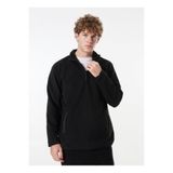 JEEP Siyah Erkek Dik Yaka Relaxed Polar Sweatshirt C4WM-SWT4201