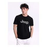 JEEP Siyah Erkek Relaxed Baskılı T-Shirt J5SM-TST7351