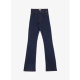 Jeep Yüksek Bel Bol Paça Flare Koyu İndigo Kadın Denim Pantolon J4WL-PNT7092