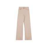 JEEP Yüksek Bel Bol Paça Regular Fit Denim Pantolon, 28, 5003225695, Ekru, Kadın
