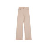 Jeep Yüksek Bel Bol Paça Regular Fit Denim Pantolon, 32, 5003225695, Ekru, Kadın