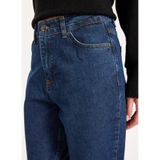 Jeep Yüksek Bel Mom Fit İndigo Denim Pantolon, 25, 5003276561, İndigo, Kadın