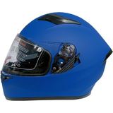 Jekai Jk-21 316 Model Güneş Vizörlü Kapalı Kask - Mavi - M