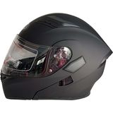 Jekai Jk-21 902 Model Güneş Vizörlü Çenededen Açılır Kask - Mat Siyah - L - Renkli