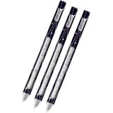 Jel Kalem Gümüş 1.0 mm 3 Adet Gümüş Renk Jel Kalem Silver Gri Mürekkepli Gel Kalem Zarf Davetiye Kalemi