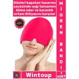 #Jel Soğuk Sıcak Kompres Baş Ağrısı Gideren Silikon Terapi Maskesi Rahatlatıcı Jel Migren Kafa Bandı