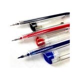 Jel Tükenmez Kalem, Metal Klips, 0.5 Mm, 3'lü Set - Çok Renkli - Standart - Genel