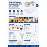 Jelatinli Sargılı Çapraz Boru Pipet 100'Lü
