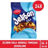 Jelibon Kola Aromalı Yumuşak Şekerleme 80 gr - 24 Adet