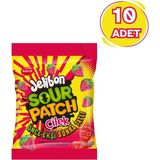 Jelibon Sour Patch Çilek Aromalı Yumuşak Şekerleme 160 gr - 10 Adet - 80 gr
