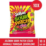 Jelibon Sour Patch Çilek Aromalı Yumuşak Şekerleme 160 gr - 10 Adet