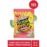 Jelibon Sour Patch Kids Karpuz Aromalı 160Gr 10'Lu Paket